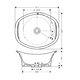 Умивальник Hansgrohe Axor Urquiola 510 (11301000)