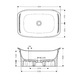 Умивальник Hansgrohe Axor Urquiola 625 (11302000)
