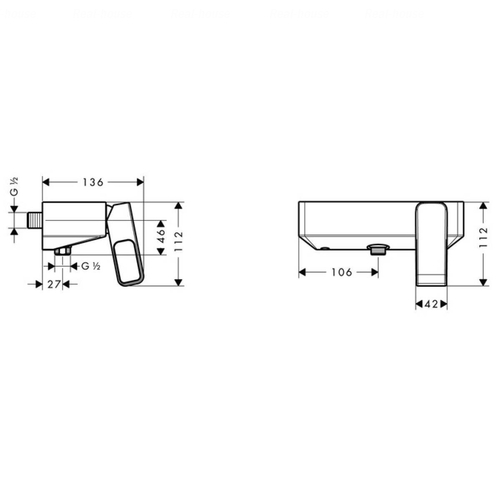 Змішувач для душу Hansgrohe Axor Urquiola (11620000)
