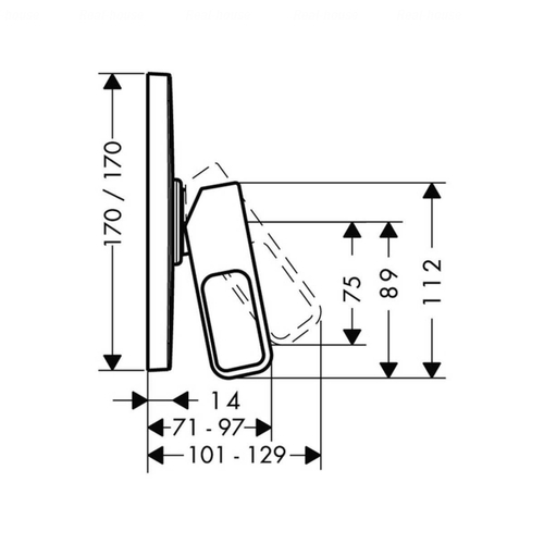 Змішувач для душу Hansgrohe Axor Urquiola (11625000)