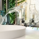 Змішувач для раковини Hansgrohe Axor Starck V 140 скляний вилив скляний вилив