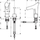 Змішувач для раковини Hansgrohe Axor Starck V 220 (12114000)