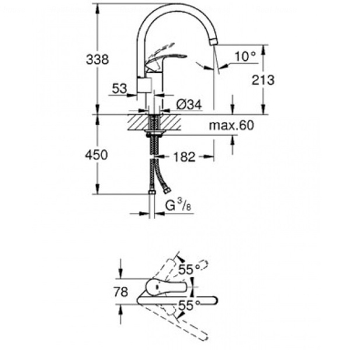 Набір змішувачів Grohe Eurosmart 123248 МК
