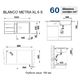 Кухонная мойка Blanco Metra XL 6S  белый белый