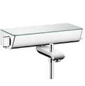 Термостат для ванни та душу Hansgrohe Ecostat Select (13141) поличка біла поличка хром