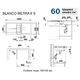Кухонная мойка Blanco Metra 6S  темная скала темная скала