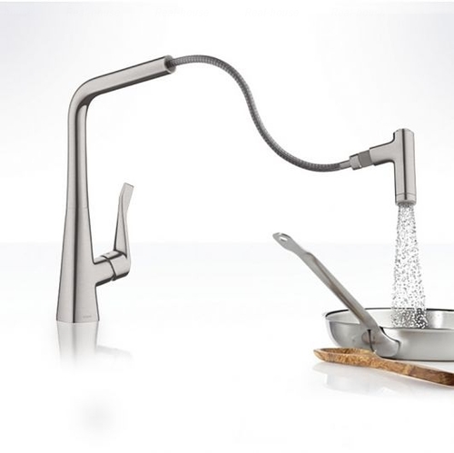 Змішувач для кухні Hansgrohe Metris (14820) хром хром