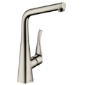 Смеситель для кухни Hansgrohe Metris (14822)  нержавеющая сталь нержавеющая сталь