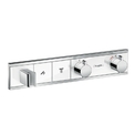 Термостат для душу Hansgrohe RainSelect 2 споживача (15355) хром-білий хром-білий