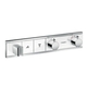 Термостат для душу Hansgrohe RainSelect 2 споживача (15355) хром-білий хром-білий