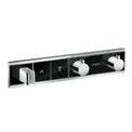 Термостат для душу Hansgrohe RainSelect 2 споживача (15355) хром-білий хром-чорний