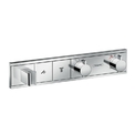 Термостат для душу Hansgrohe RainSelect 2 споживача (15355) хром-білий хром