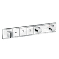 Термостат для душу Hansgrohe RainSelect 3 споживача (15356) хром-білий хром-білий