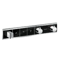 Термостат для душу Hansgrohe RainSelect 3 споживача (15356) хром-білий хром-чорний