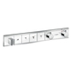 Термостат для душу Hansgrohe RainSelect 4 споживача (15357) хром-білий хром-білий