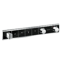 Термостат для душу Hansgrohe RainSelect 4 споживача (15357) хром-чорний хром-чорний