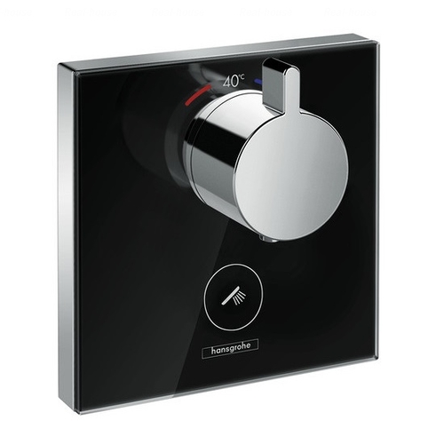 Термостат для душу Hansgrohe ShowerSelect Highflow (15735) чорний чорний