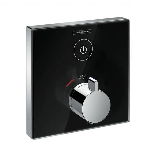 Термостат для ванни/душа Hansgrohe ShowerSelect (15737) хром-чорний хром-чорний