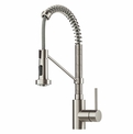 Смеситель для кухни Kraus Bolden KPF-1610 матовый черный нержавеющая сталь