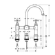 Змішувач для раковини Hansgrohe Axor Montreux 220 (16510) хром хром