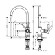 Змішувач для раковини Hansgrohe Axor Montreux 210 (16517000)