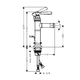 Змішувач для біде Hansgrohe Axor Montreux (16526000)