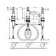 Змішувач для раковини Hansgrohe Axor Montreux 30 (16535000)