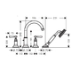 Змішувач для ванни та душу Hansgrohe Axor Montreux (16550000)