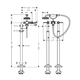 Змішувач для ванни та душу Hansgrohe Axor Montreux (16553000)