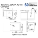 Кухонная мойка Blanco Zenar XL 6S Compact белый белый