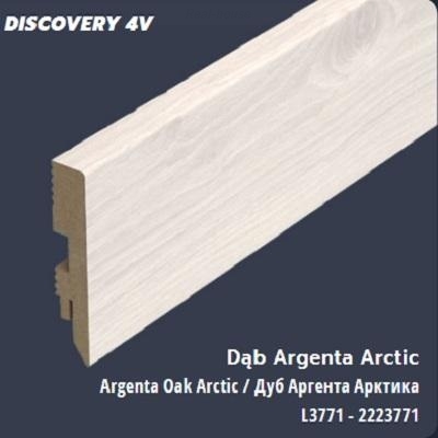 Плінтус Classen Prestige 80 мм Discovery 2400x80x16 L3771 Дуб Аргента арктичний Дуб Аргента арктичний L3771 Дуб Аргента арктичний Дуб Аргента арктичний