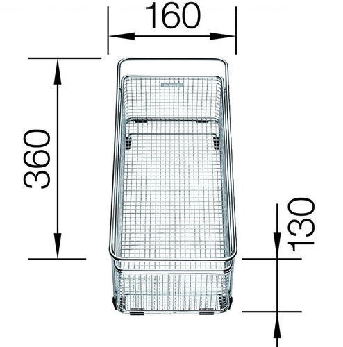 Корзина для посуды Blanco Subline 223297