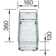 Корзина для посуды Blanco Subline 223297
