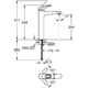 Змішувач для раковини Grohe Eurostyle New 23570 хром хром