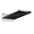 Верхній душ Hansgrohe Raindance Rainmaker Select 580 3jet біле скло, EcoSmart чорне скло