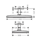 Верхній душ Hansgrohe Rainmaker Select 460 3jet (24006400)