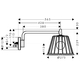 Верхній душ Hansgrohe Axor LampShower/Nendo 275 1jet (26031000)
