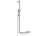 Душовий гарнітур Hansgrohe Unica Comfort Raindance Select S 120 3jet хром-біла, лівостороння хром, лівостороння