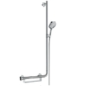 Душовий гарнітур Hansgrohe Unica Comfort Raindance Select S 120 3jet хром-біла, лівостороння хром, правобічна