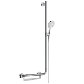 Душовий гарнітур Hansgrohe Unica Comfort Raindance Select S 120 3jet хром-біла, лівостороння хром-біла, правобічна