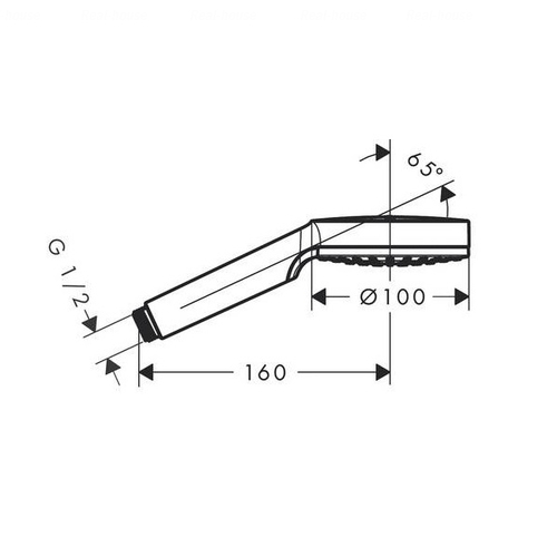 Ручной душ Hansgrohe Crometta 1jet (26331400)