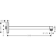 Кронштейн настінний Hansgrohe Axor Showers 390 мм (26431000)