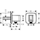Шланговое подсоединение Hansgrohe Fixfit Porter E (26485000)