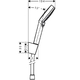 Душовий гарнітур Hansgrohe Crometta Vario 2jet шланг 1250 мм шланг 1250 мм