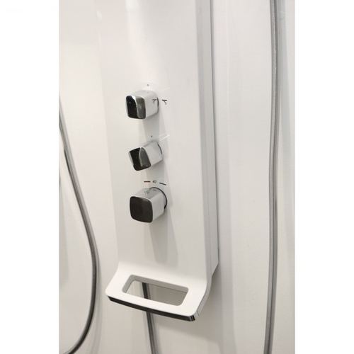 Душевая панель Hansgrohe Raindance Lift 180 2jet хром-белый хром-белый