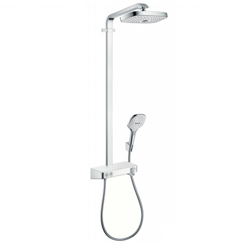Душова система Hansgrohe Raindance Select E 300 2jet (27126) хром-білий хром-білий