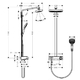 Душова система Hansgrohe Raindance Select E 300 2jet (27126) хром хром