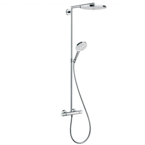 Душова система Hansgrohe Raindance Select S 240 2jet (27129) хром-білий хром-білий
