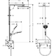 Душова система Hansgrohe Raindance E 300 1jet 350 ST (27361000)
