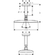 Верхній душ Hansgrohe Raindance E 240 1jet (27380000)